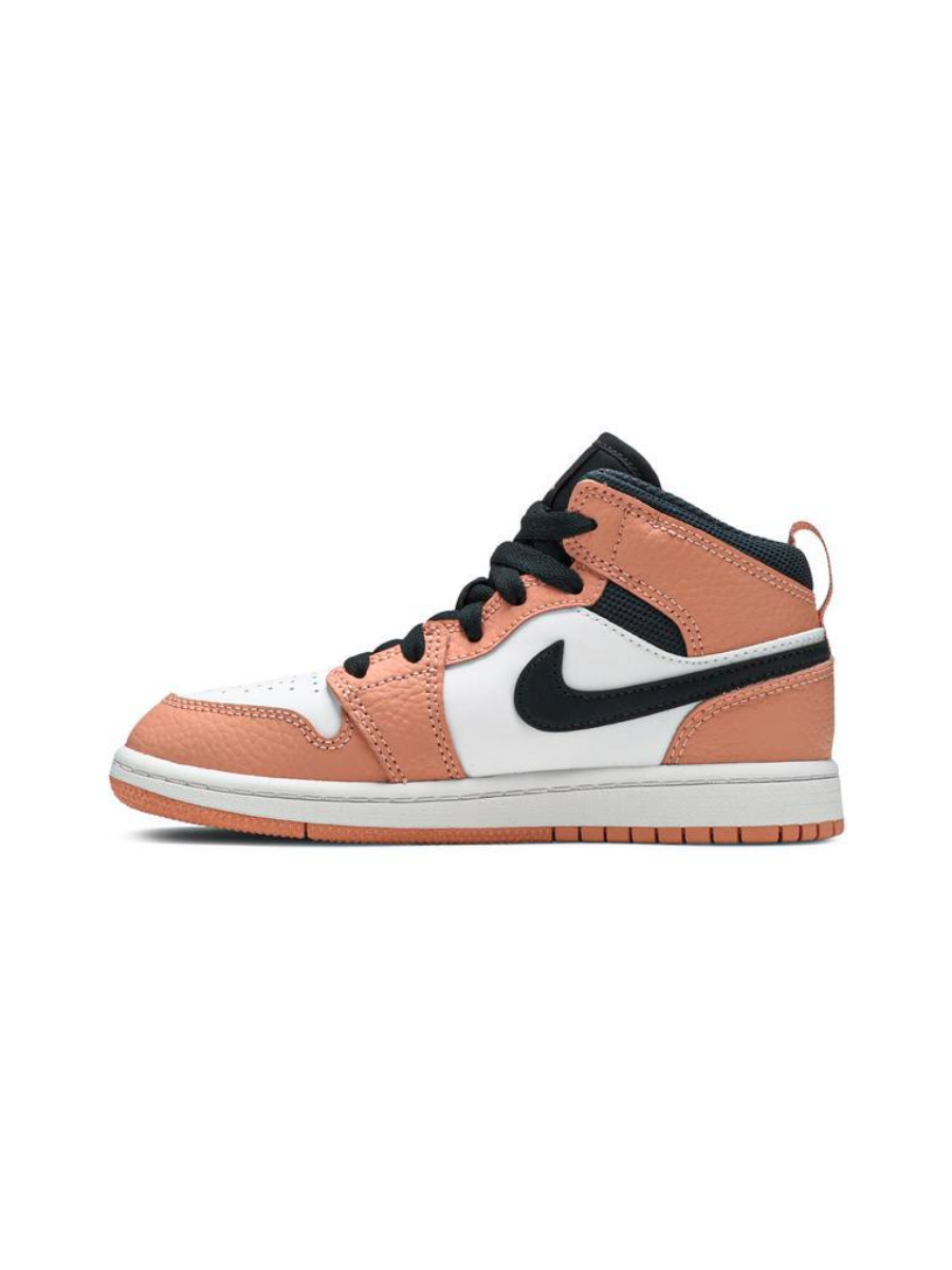 Картинка Кроссовки детские спортивные Nike Air Jordan 1 Mid Pink Quartz